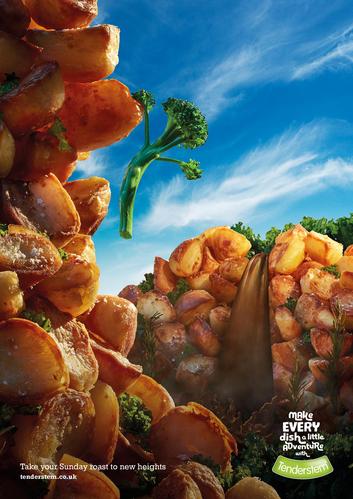 英國Tenderstem食品平面廣告設(shè)計 從創(chuàng)意到制作全流程